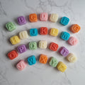Fondants Lettres Personnalisés