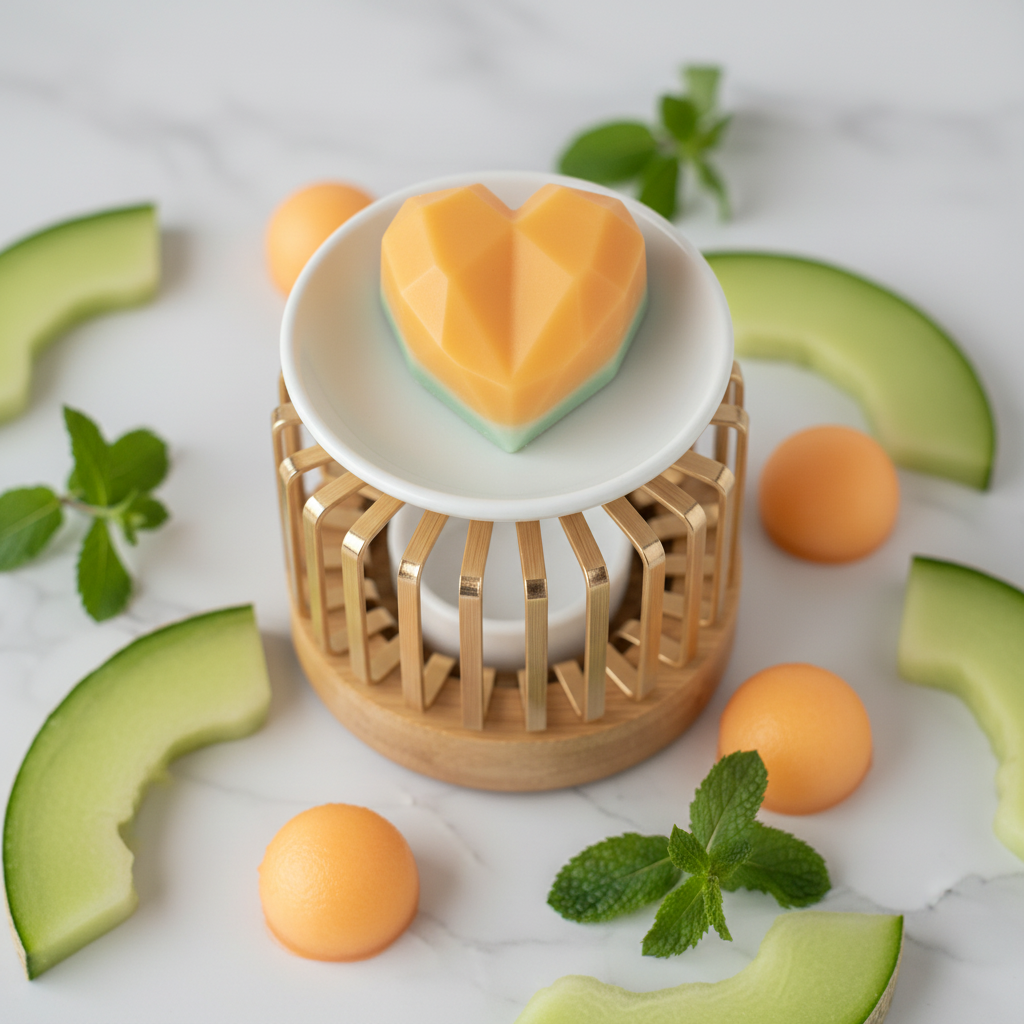 Fondant cœur melon