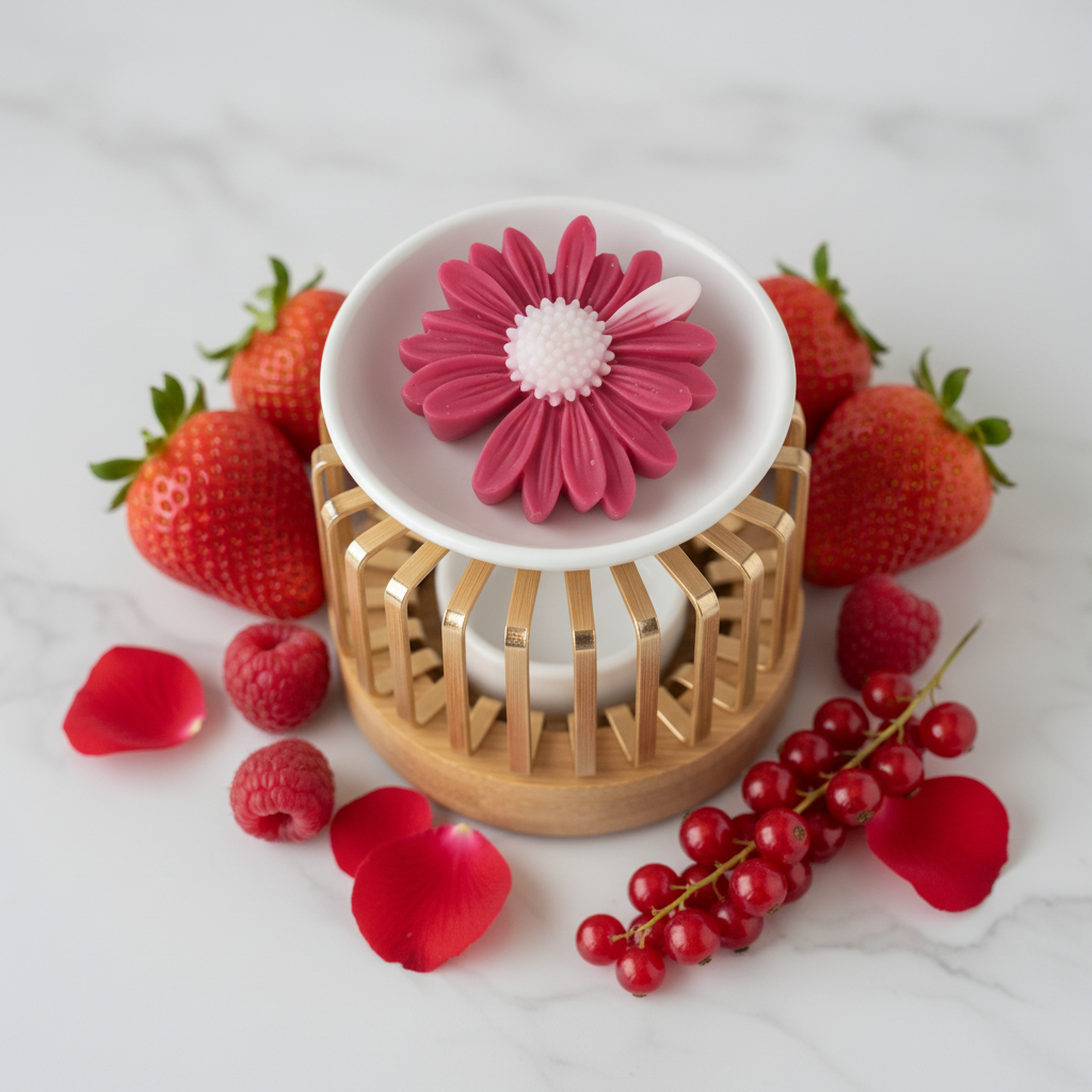 Fondant fleur fruits rouges v2