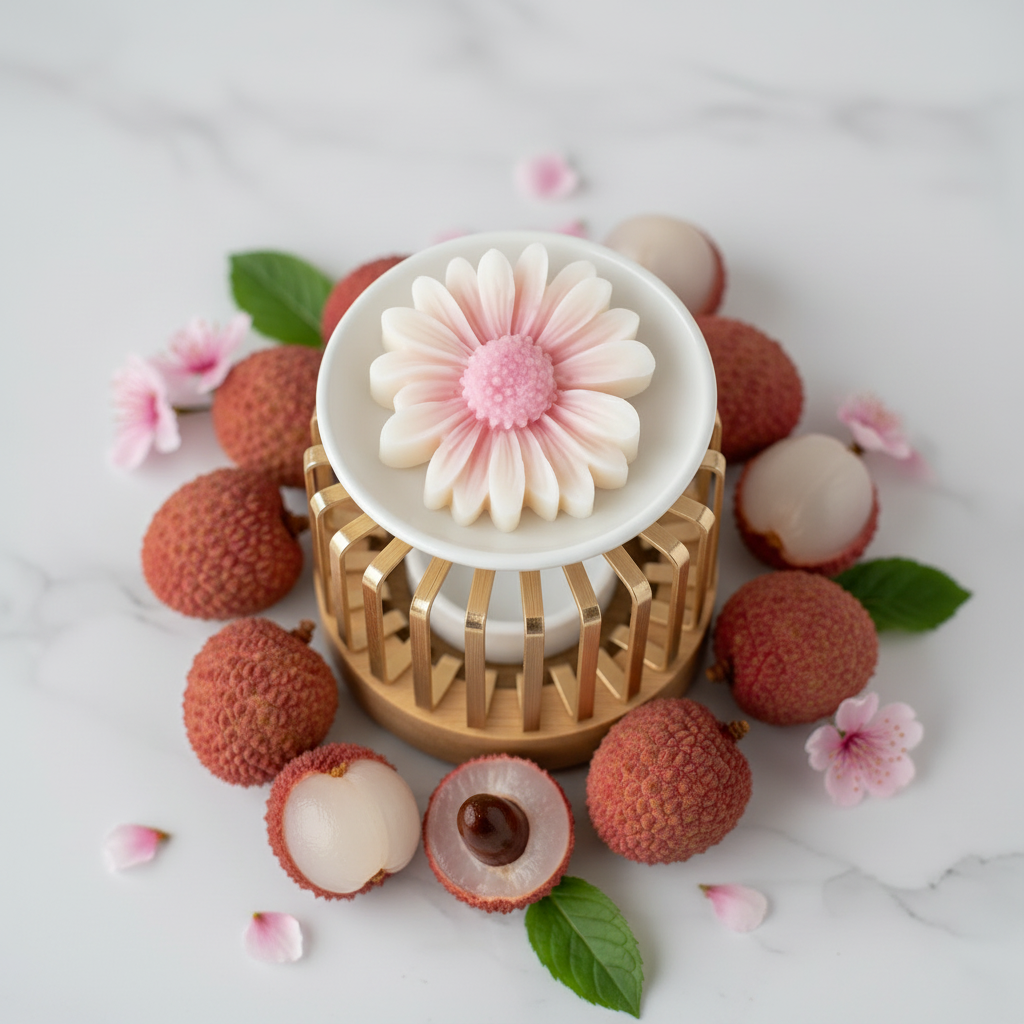 Fondant Marguerite Litchi