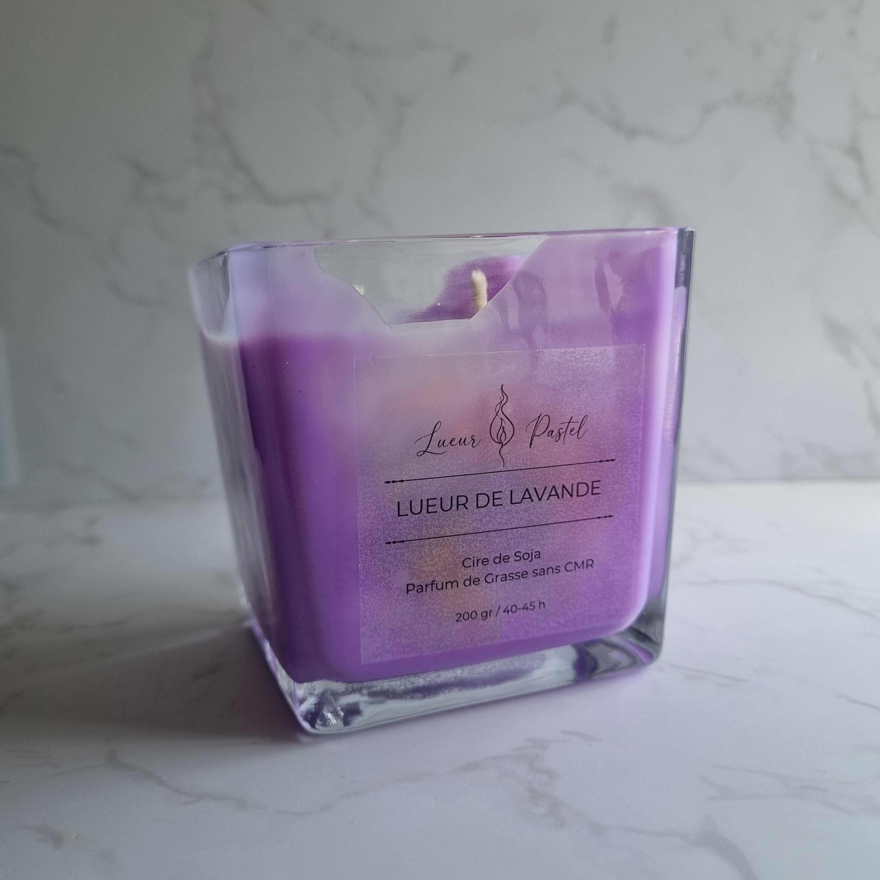 Imparfaite Bougie Lueur de Lavande
