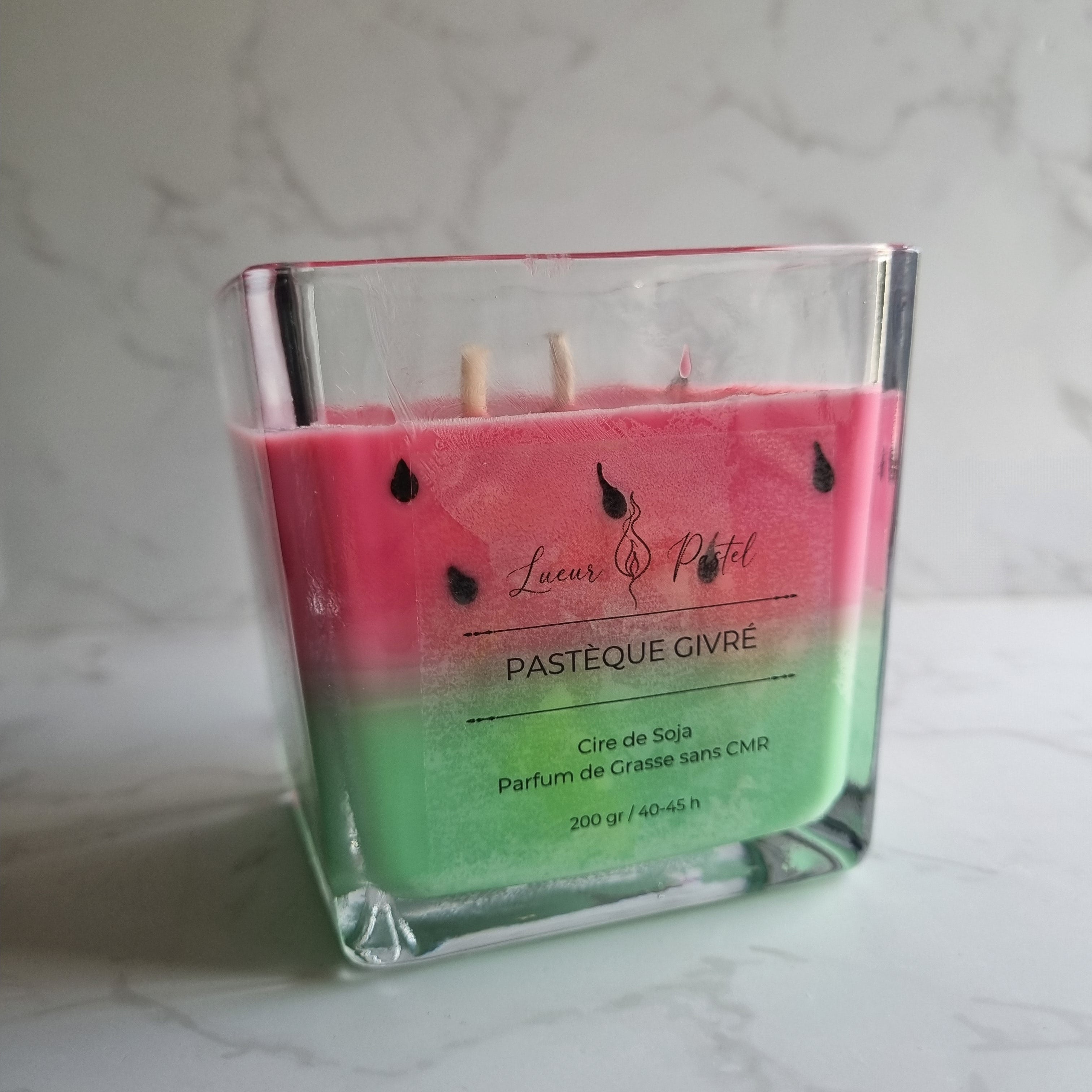 Imparfaite Bougie Pastèque Givrée